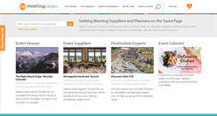 Desktop Screenshot of meetingpages.com